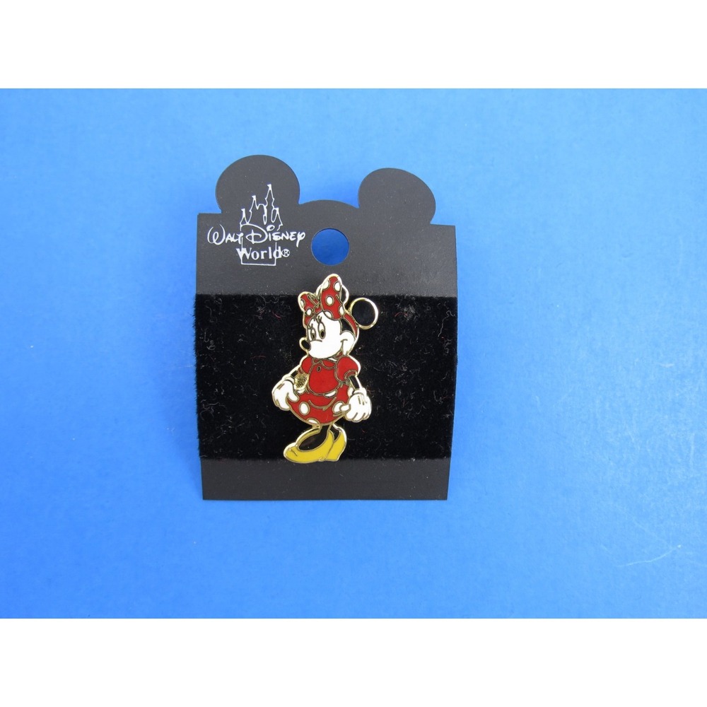Walt Disney World Minnie Mouse Pin Polka Dot Dress Curtsy